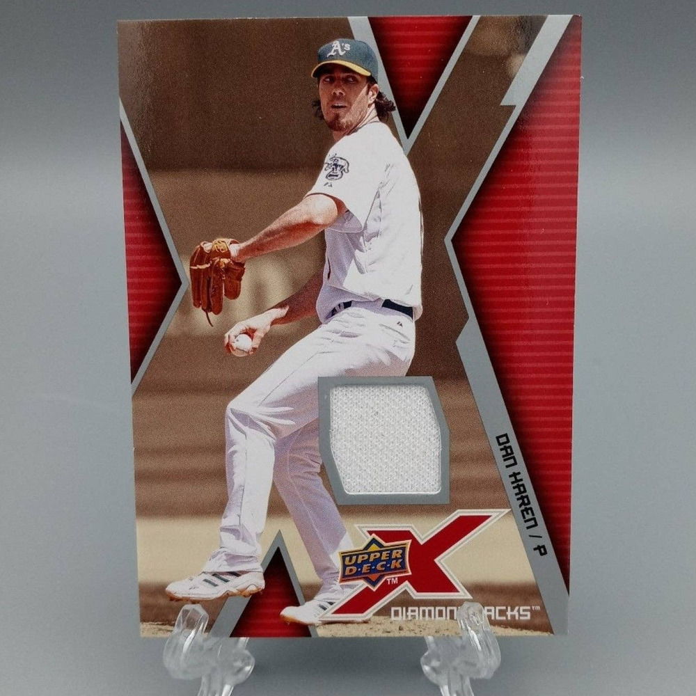 Dan Harren, Diamondbacks, Upper Deck X, 2009 Memorabilia Baseball Card